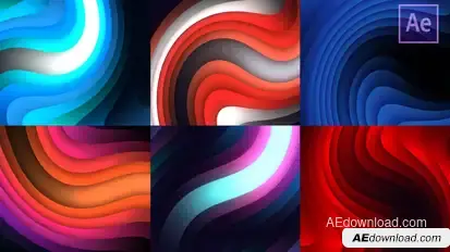 Abstract Backgrounds Video Displays template preview