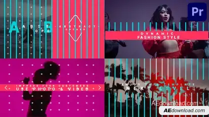 Abstract Opener for Premiere Pro Premiere Pro template preview