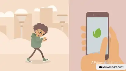 App Presentation Video Displays template preview