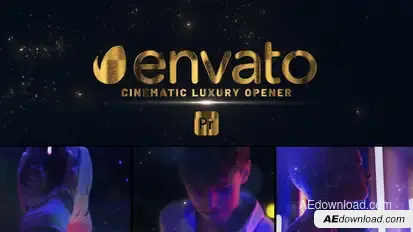 Awards Glitter Titles Premiere Pro template preview