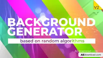 Background Generator Video Displays template preview