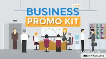 Business Explainer Video Displays template preview