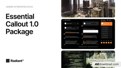 Call Out Video Displays template preview