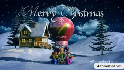  Christmas Balloon Video Displays template preview