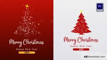 Christmas - Mogrt Premiere Pro template preview