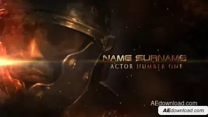 Cinematic Epic Titles Video Displays template preview