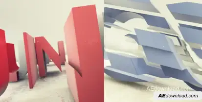 Clean Pieces Video Displays template preview