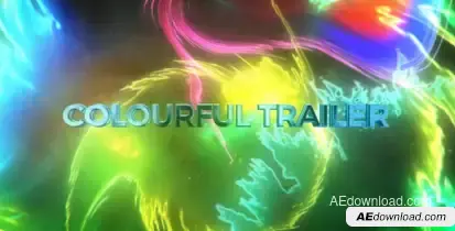 Colourful Promo Video Displays template preview