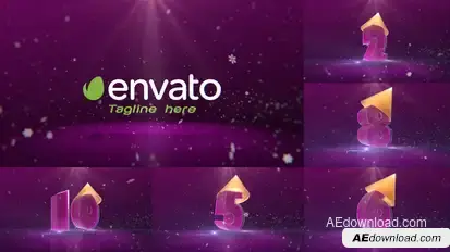 Countdown / Christmas Countdown Video Displays template preview