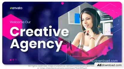 Creative Agency Premiere Pro template preview