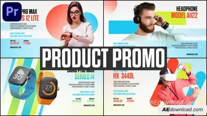 Digital Product Promo MOGRT Premiere Pro template preview