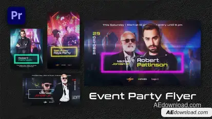 Event Party Flyer | Premiere Pro Premiere Pro template preview