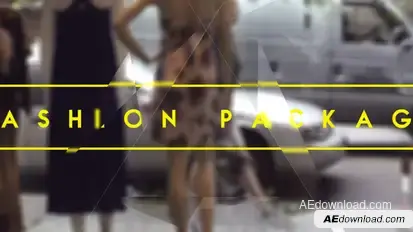 Fashion Package Video Displays template preview