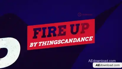 Fire Up Promo Video Displays template preview