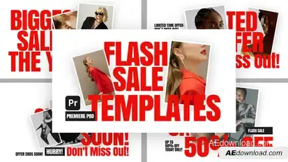 Flash Sale Animated Templates For Premiere Pro Premiere Pro template preview