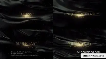 Flows Titles Video Displays template preview