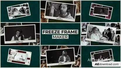 Freeze Frame V5 | MOGRT Premiere Pro template preview
