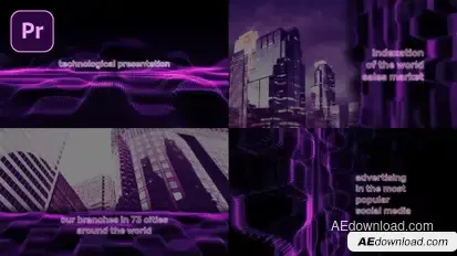 Future Presentation - Technology Presentation Premiere Pro template preview