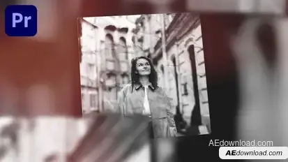 Gallery Photo Slideshow Premiere Pro template preview