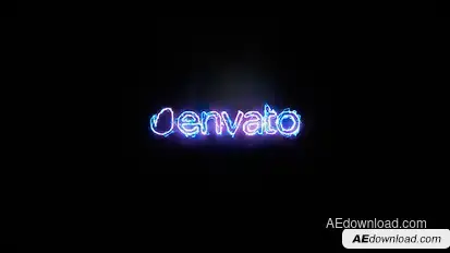 Glitch Energy Logo Video Displays template preview