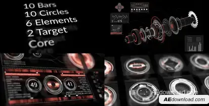 HUD Video Displays template preview