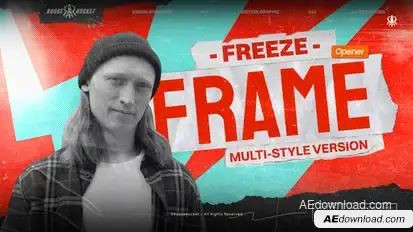 Freeze Frame Openers template preview