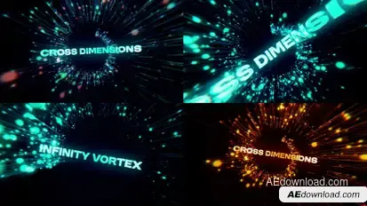 Infinity Vortex Premiere Pro template preview