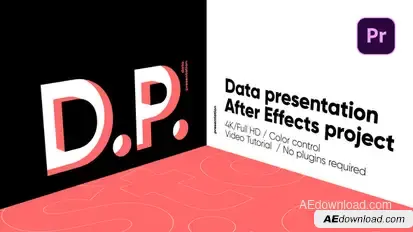 Promo Presentation - Data Presentation Premiere Pro template preview