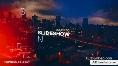 Inspired Slideshow Premiere Pro template preview