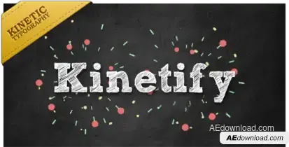 Kinetify, sends a happy message. Video Displays template preview