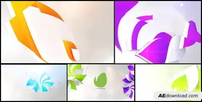 Logo Intro Video Displays template preview
