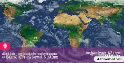 Map Kit Video Displays template preview