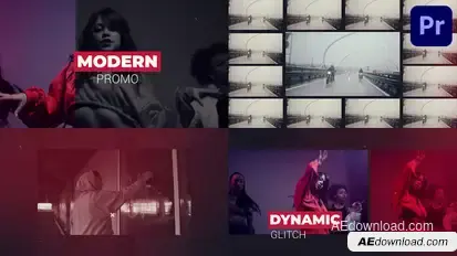 Modern Dynamic Promo for Premiere Pro Premiere Pro template preview