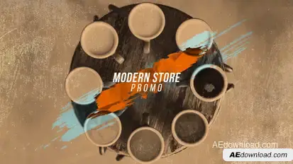 Modern Store Event Promo Video Displays template preview