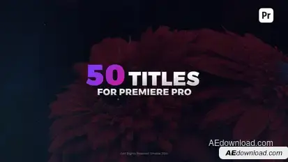 Modern Titles Video Displays template preview