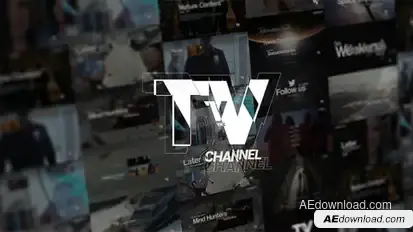 Modern TV Broadcast Graphics Package Video Displays template preview