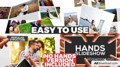 Mosaic Slideshow Video Displays template preview