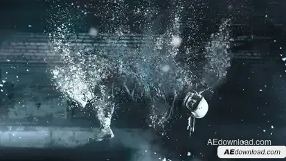 Motion Particles - Photo Toolkit Video Displays template preview