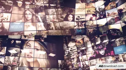 Multi Screen Slideshow Video Displays template preview