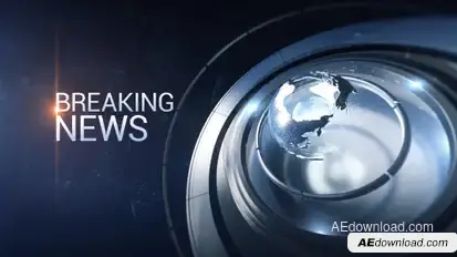 News Intro 2 Video Displays template preview