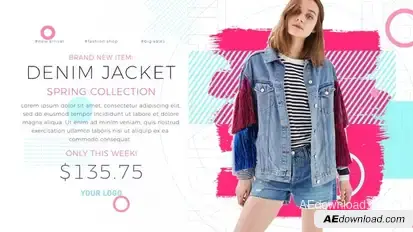 Online Shop Promo Video Displays template preview