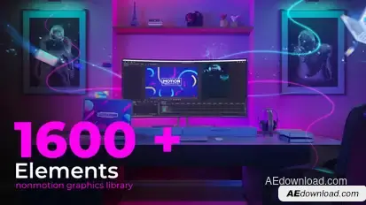 Pack | Nonmotion Graphics Library | Extension for Premiere Pro Premiere Pro template preview