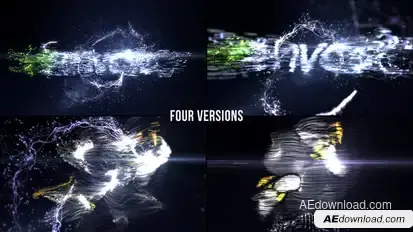Particle Effect 7 (Futuristic) Video Displays template preview