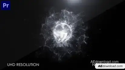 Particle Explosion Intro Premiere Pro template preview