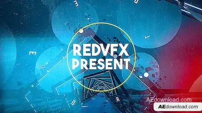 Particle Impressions Video Displays template preview