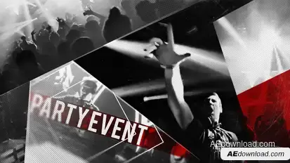 Party Event Promo Video Displays template preview