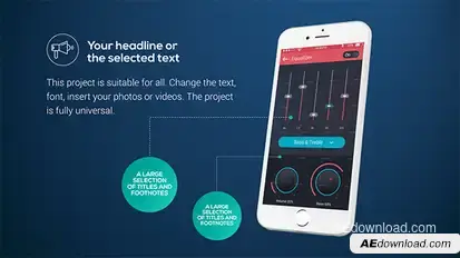 Phone Presentation Pack Video Displays template preview