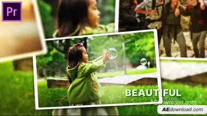 Photo Slideshow MOGRT for Premier Pro Premiere Pro template preview