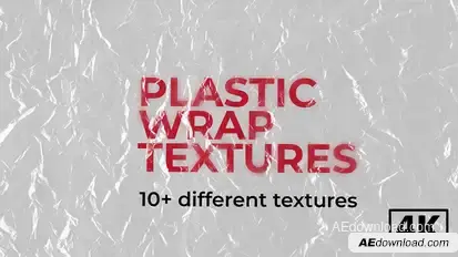 Plastic Wrap Textures Premiere Pro template preview