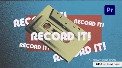Podcast & Music Show Opener Premiere Pro template preview